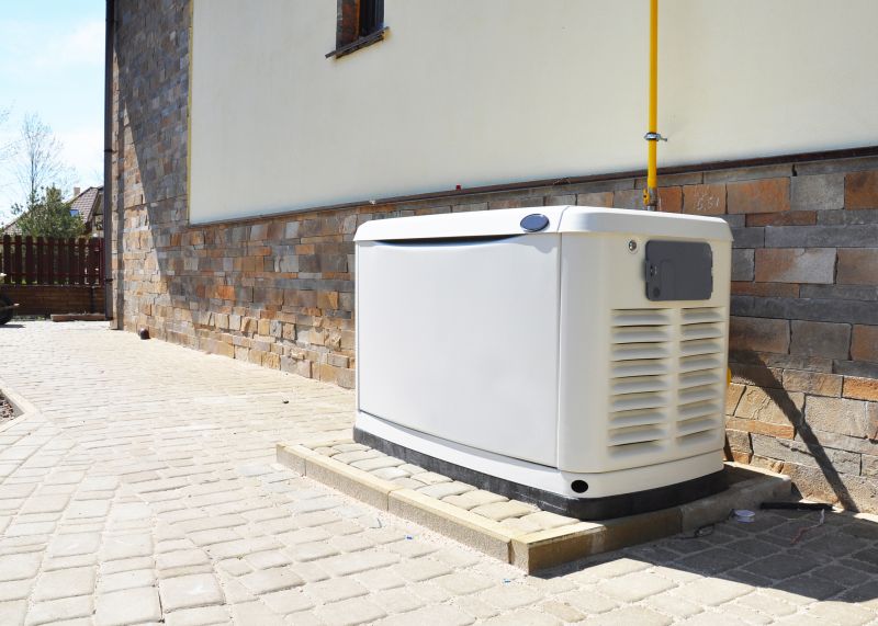 Residential Backup Generator in Use