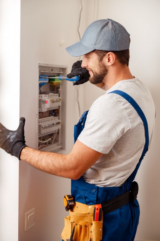 Electrician Conducting Inspection